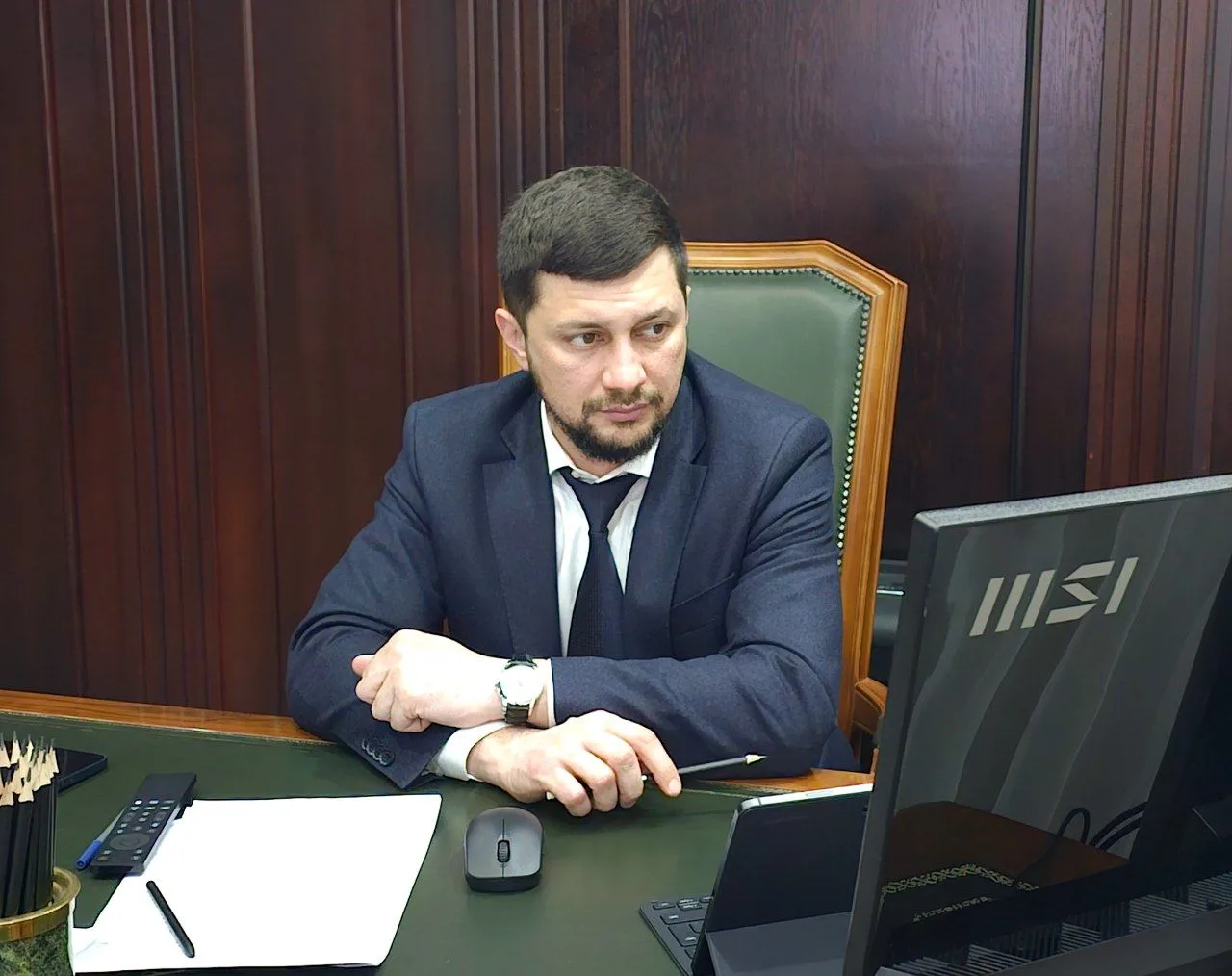 29 декабря глава Магарамкентского района Нариман Эфендиев  в режиме видеоконференцсвязи...