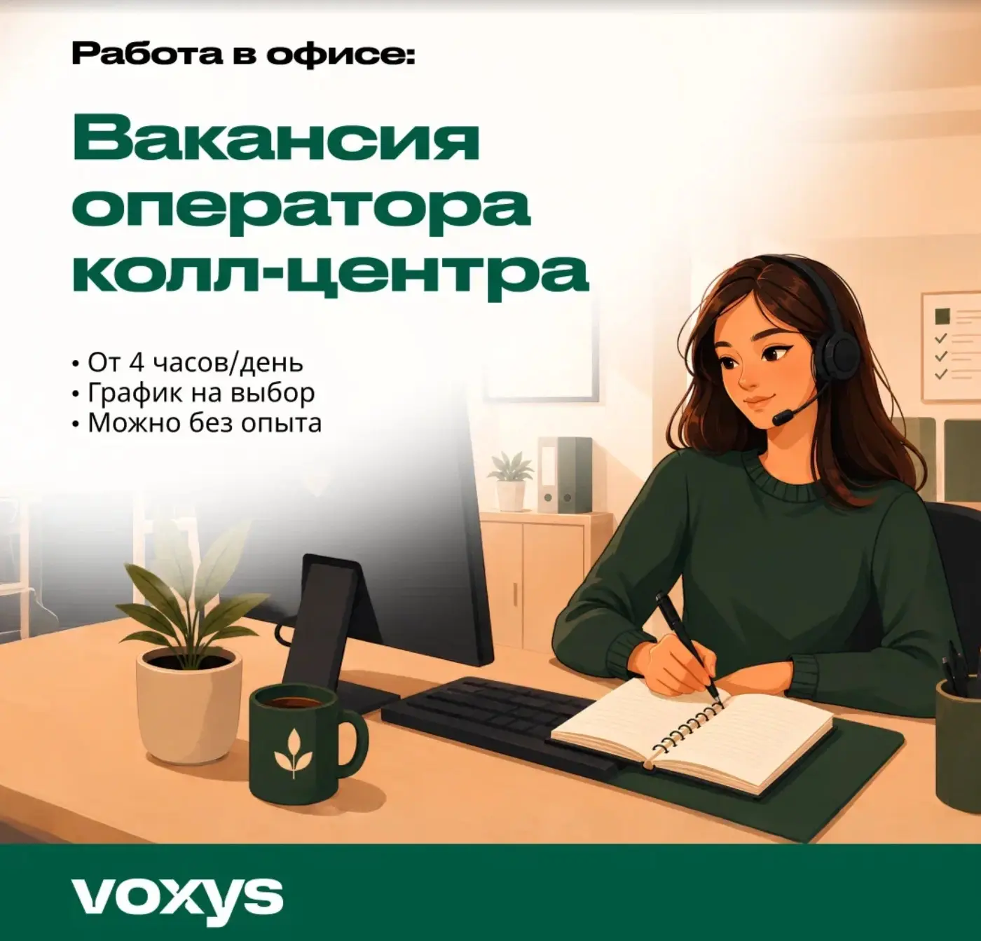 📞 Оператор колл-центра (офис)