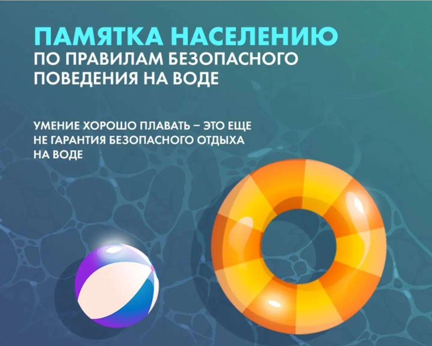 Памятка по безопасности на воде

Выбор места для купания
- Купайтесь только в специально оборудованн