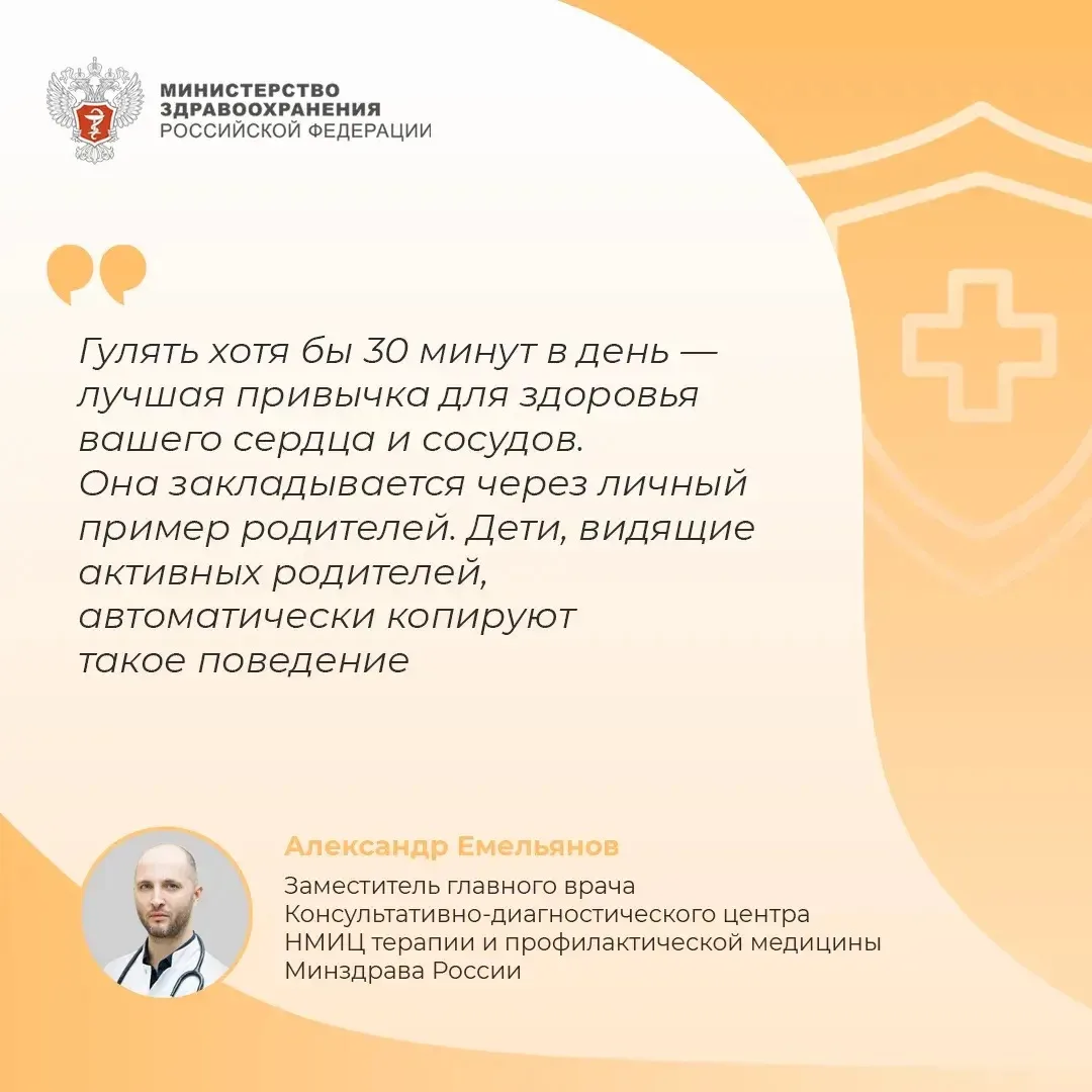 🙏 Здоровые привычки формируются в семье