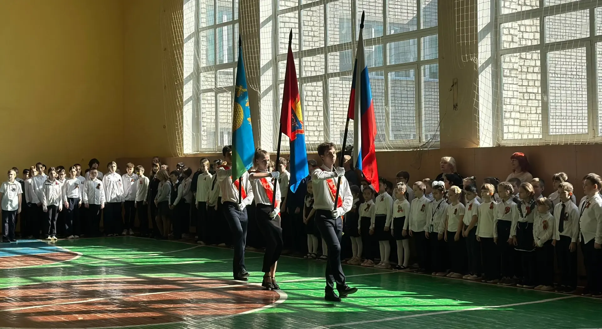 🇷🇺Утро памяти и гордости: урок «Песни о войне» в нашей школе🏫  ✨Утро 4 мая 2026 года в нашей школе н