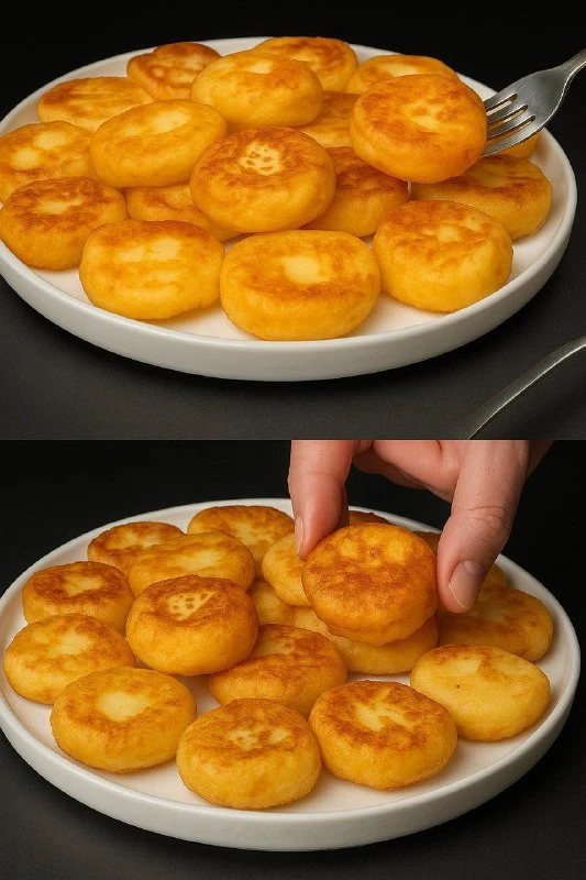 КАРТОФЕЛЬНЫЕ ЛЕПЁШКИ ИЗ ПЮРЕ