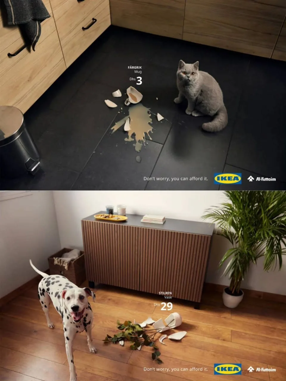 IKEA запустила новую кампанию «Не переживайте, вам это по карману» 🐾