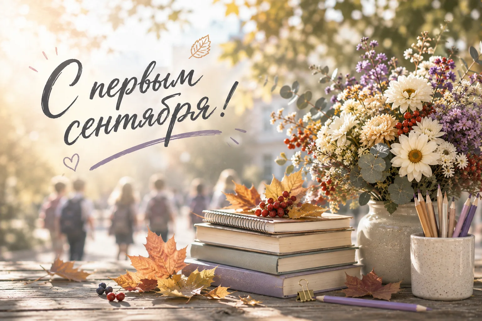 Поздравляю с Днём знаний и началом нового учебного года!