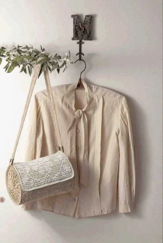 Сумочка в филейной технике🌼🍃
