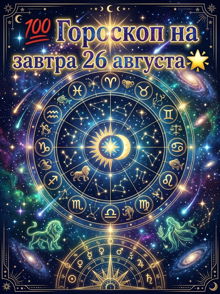 💯 Гороскоп на завтра 26 августа 🌟