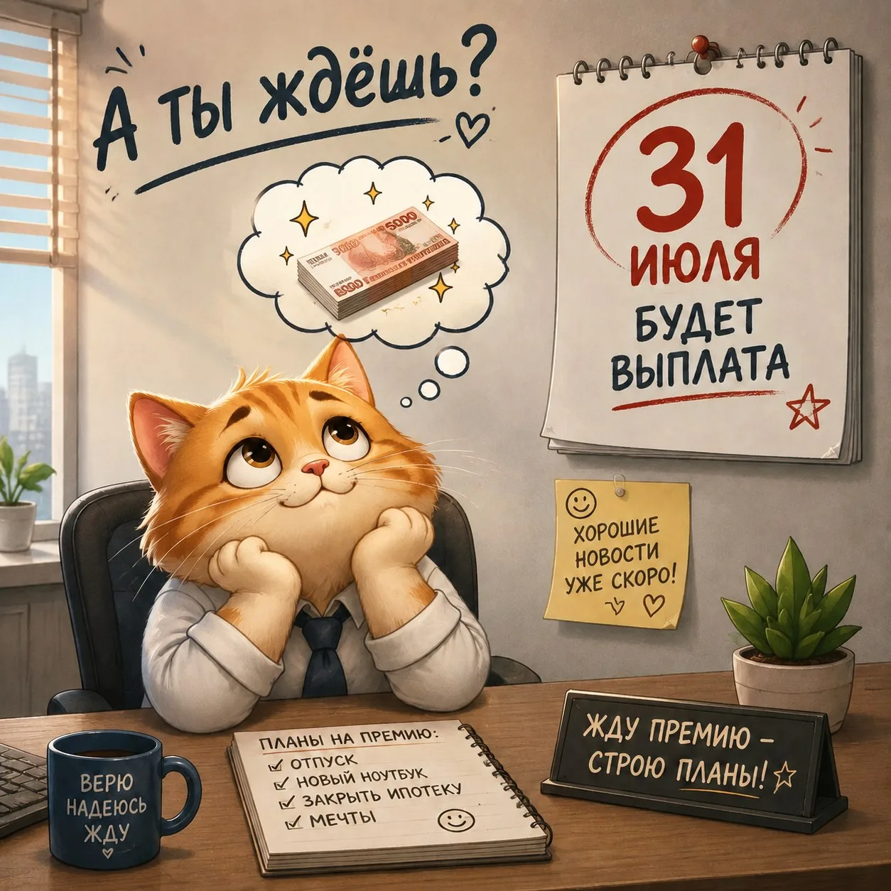 Эксклюзивно, для подписчиков  в максе... Приятная новость! Квартальная премия будет зав...