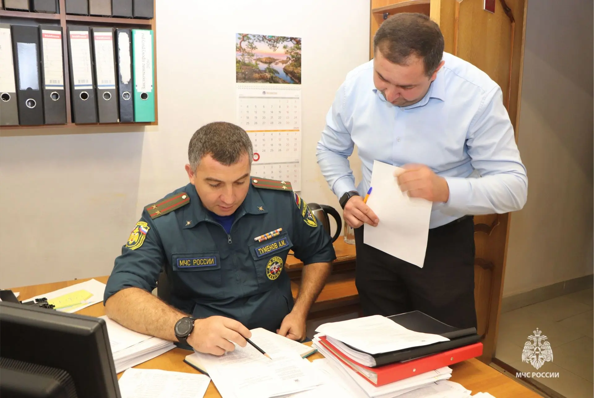 В Прохладненском районе прошло командно-штабное учение с органами управления, силами и ...