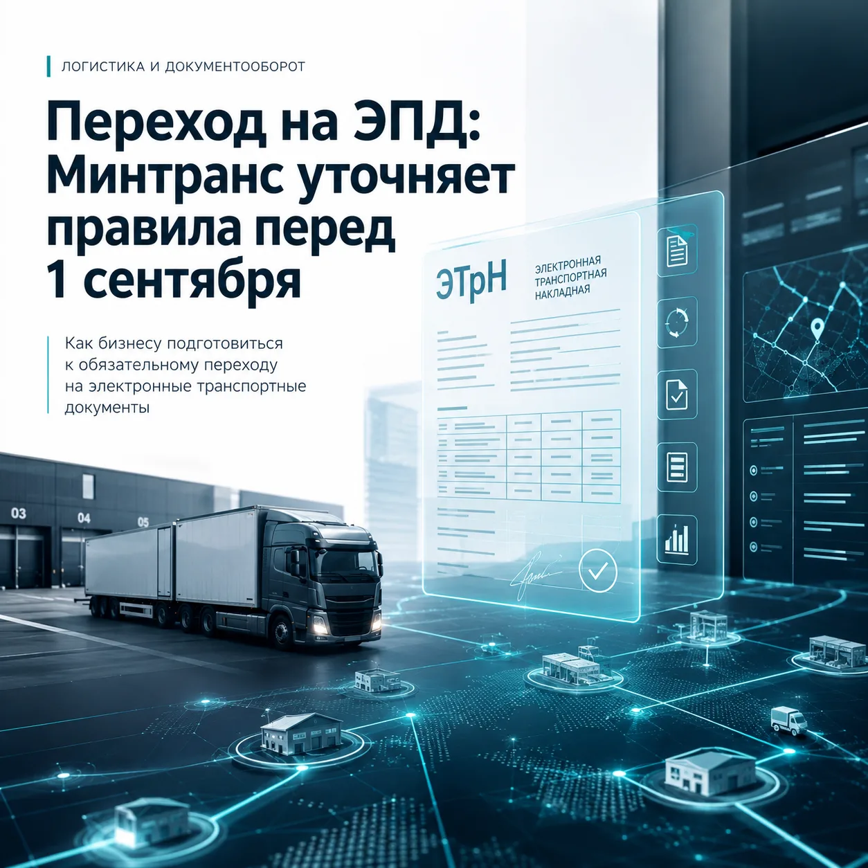 Минтранс России продолжает разъяснять переход на обязательное оформление электронных перевозочных до