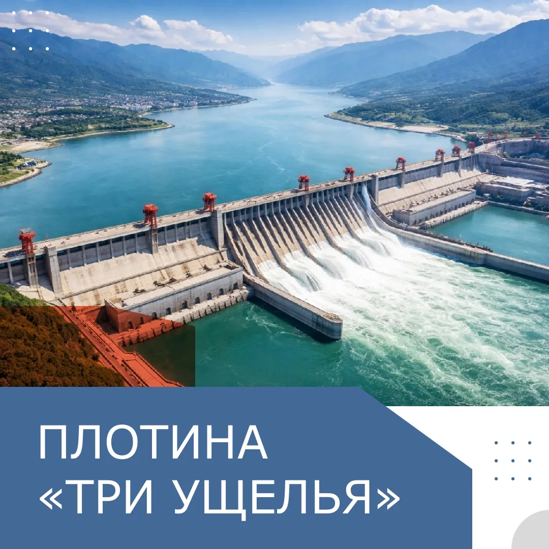 Плотина «Три ущелья» в Китае — настолько массивная структура, что наполнение её водохра...