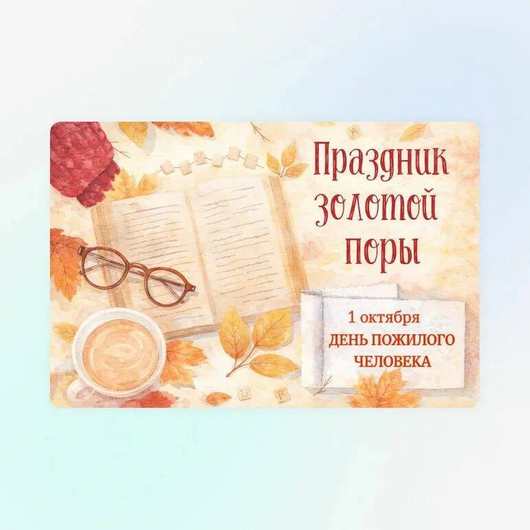 🍁С Днём пожилого человека!