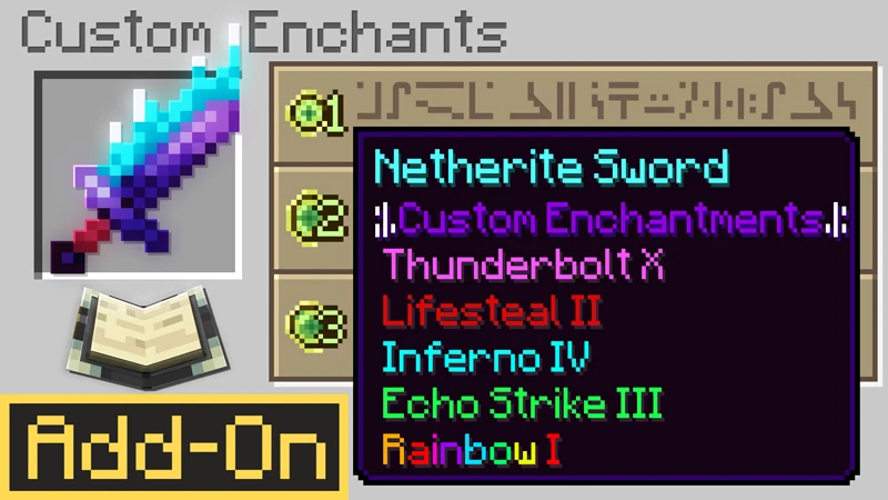 CUSTOM ENCHANTS! Add-On [1.5]