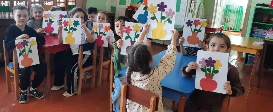 ⭐️Аппликация в старшей группе.