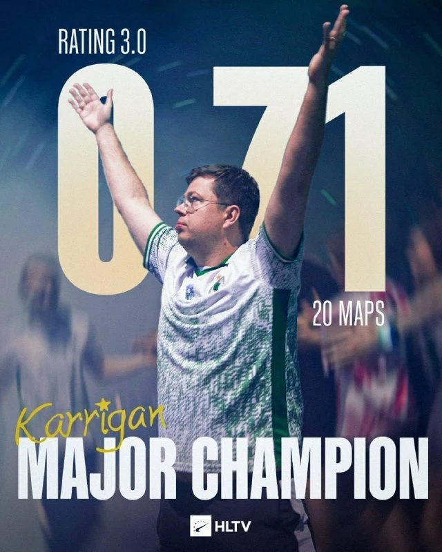 📉 Karrigan стал ХУДШИМ чемпионом мейджора, набив статистику всего 0.71