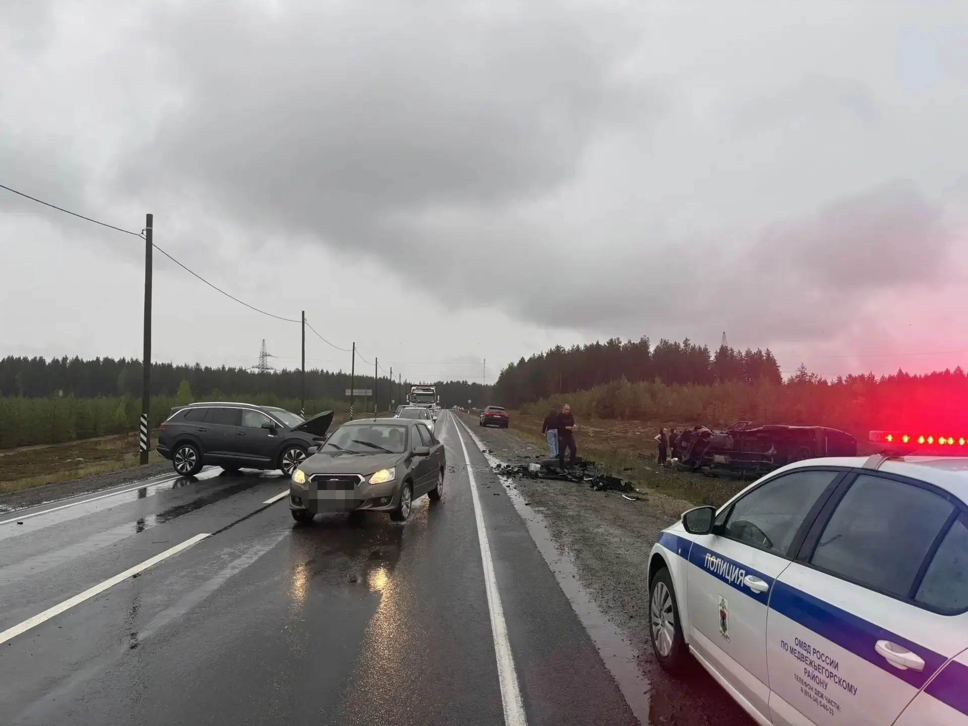 Опасный обгон привел к ДТП.