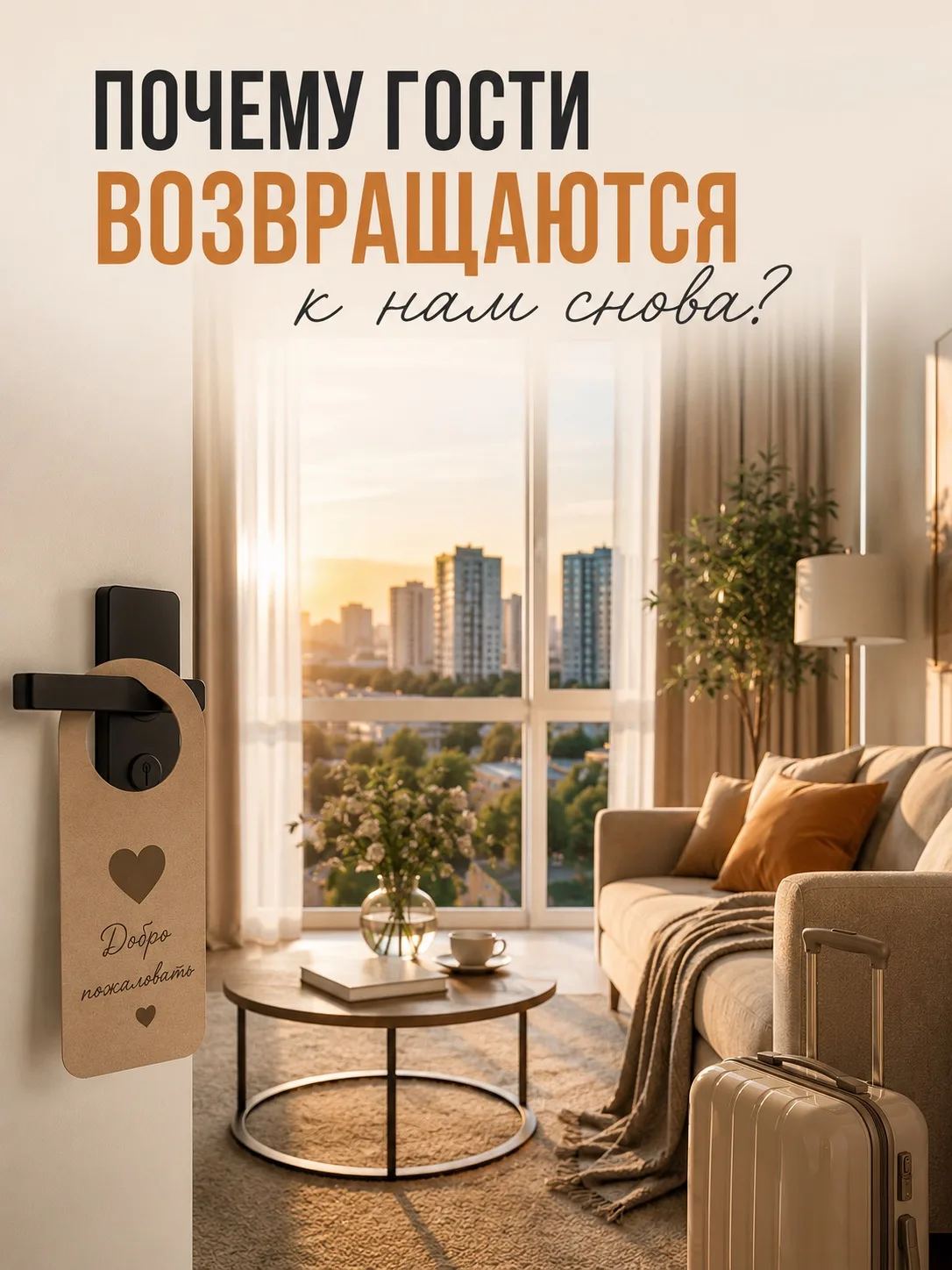 🏡Почему гости возвращаются к нам снова?

Когда человек бронирует квартиру впервые, он выбирает по ф