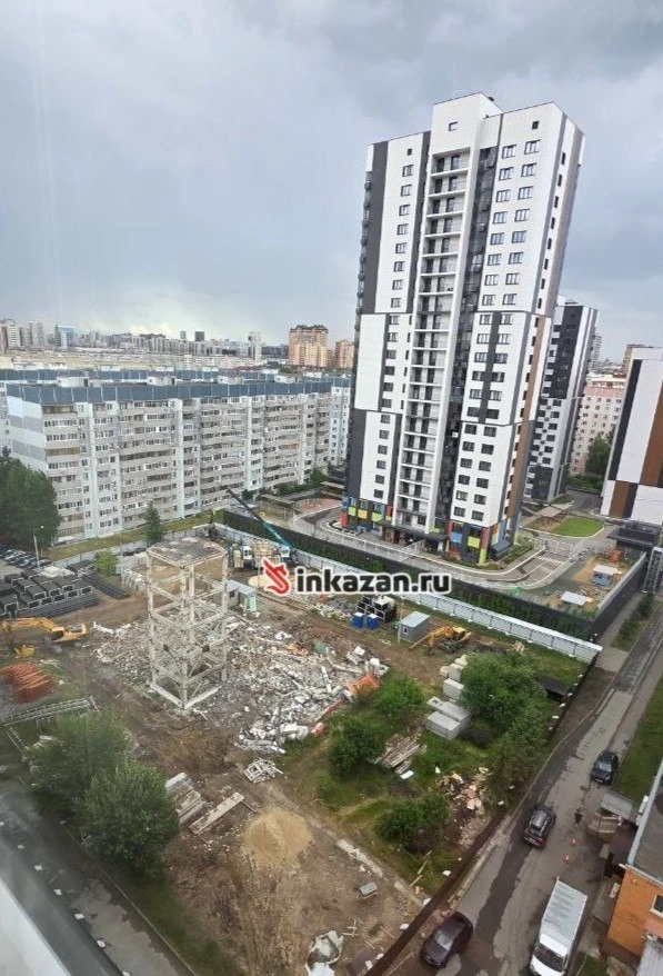 В Казани возобновили снос теплопункта ради строительства 20-этажного ЖК «Зенит» по улице Меридианная