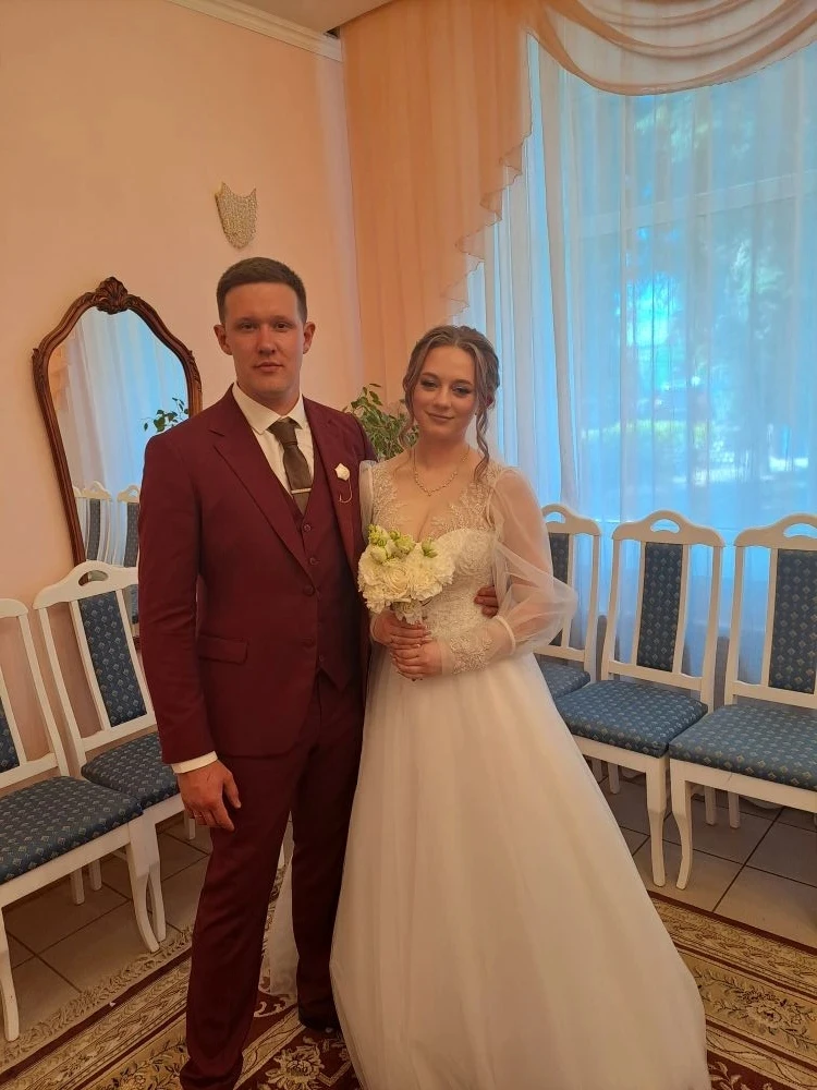 Сегодня в Сараевском округе зарегистрировали брак Максим и  Анастасия💞