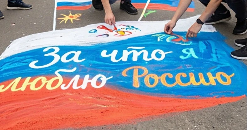 🎨 За что я люблю Россию? Студенты Ейского морского рыбопромышленного техникума ответили красками на