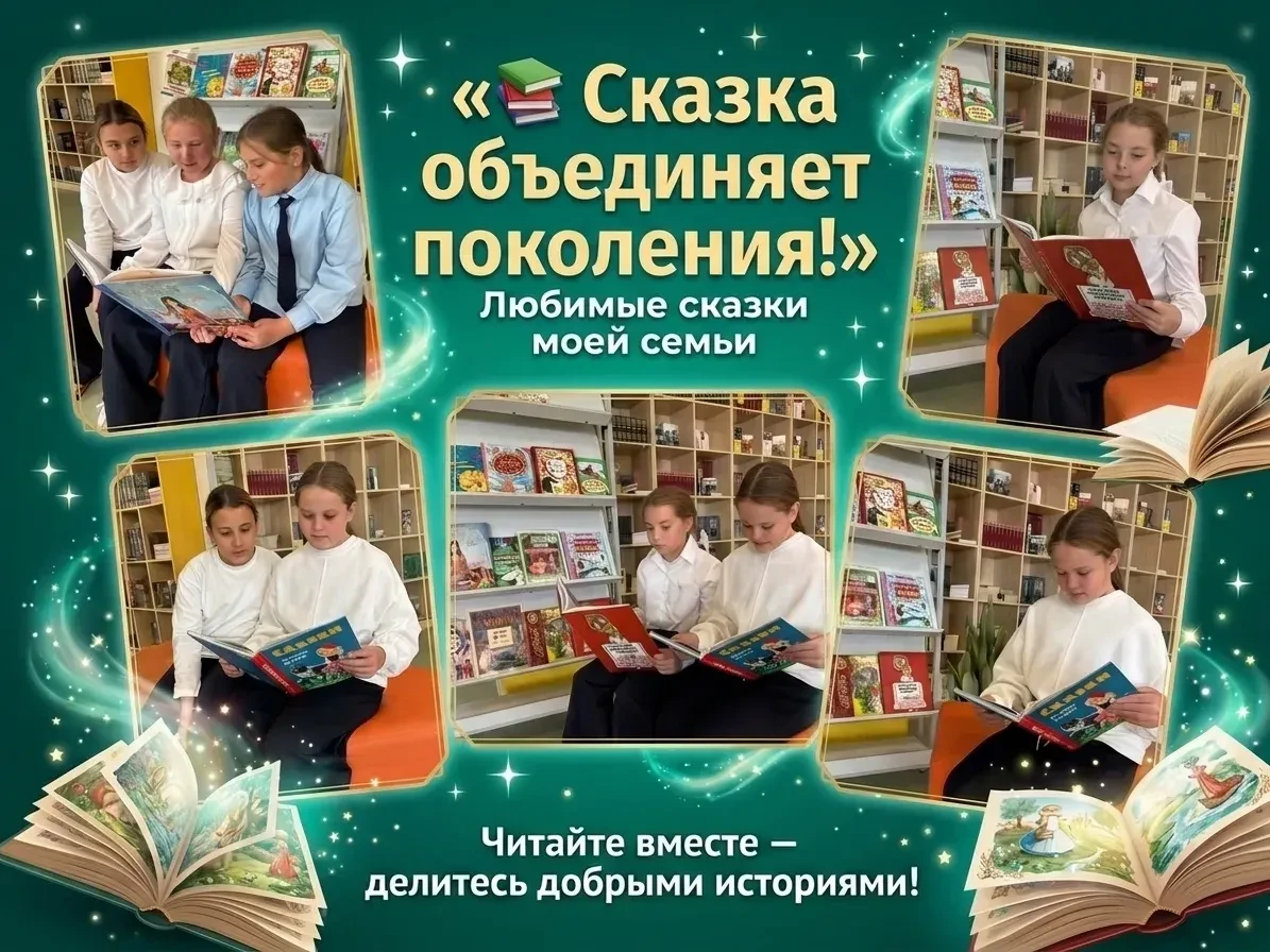 📚 Сказка объединяет поколения!