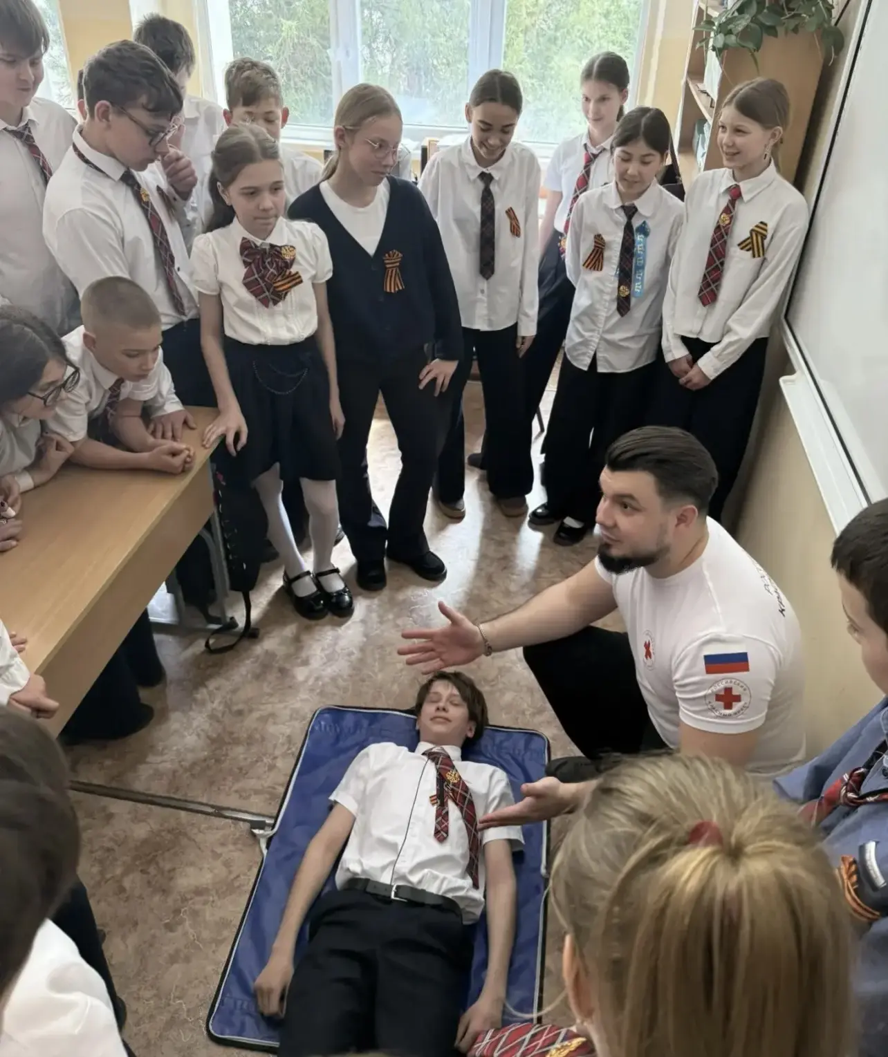 🚑 Учащиеся 5-10 классов получили бесценные знания и практические навыки в области оказания первой по