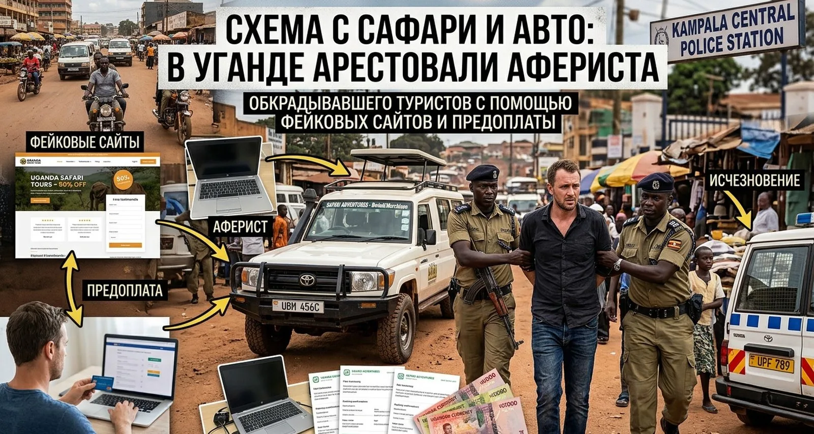 Российского туриста кинули на $2215 в Уганде с помощью фейковой брони сафари