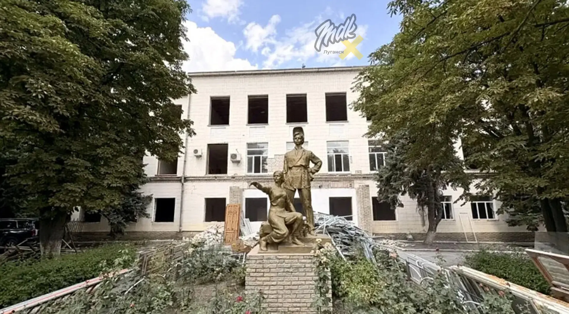 В учебном корпусе Луганского колледжа автосервиса начался капитальный ремонт