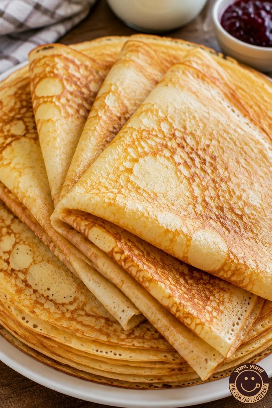 🥞 Блинчики на кефире — мой проверенный рецепт уже много лет 😋