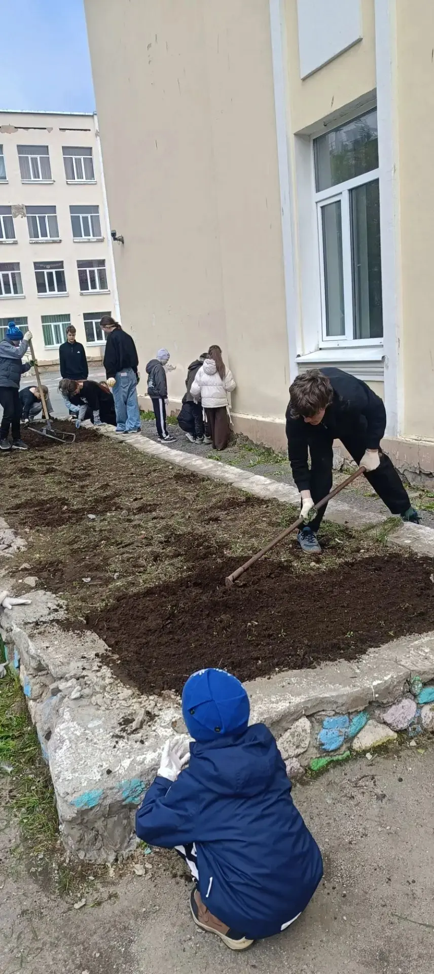 👣 Маленький след в большой истории

В нашей школе стартовала подготовка к озеленению. Это не просто