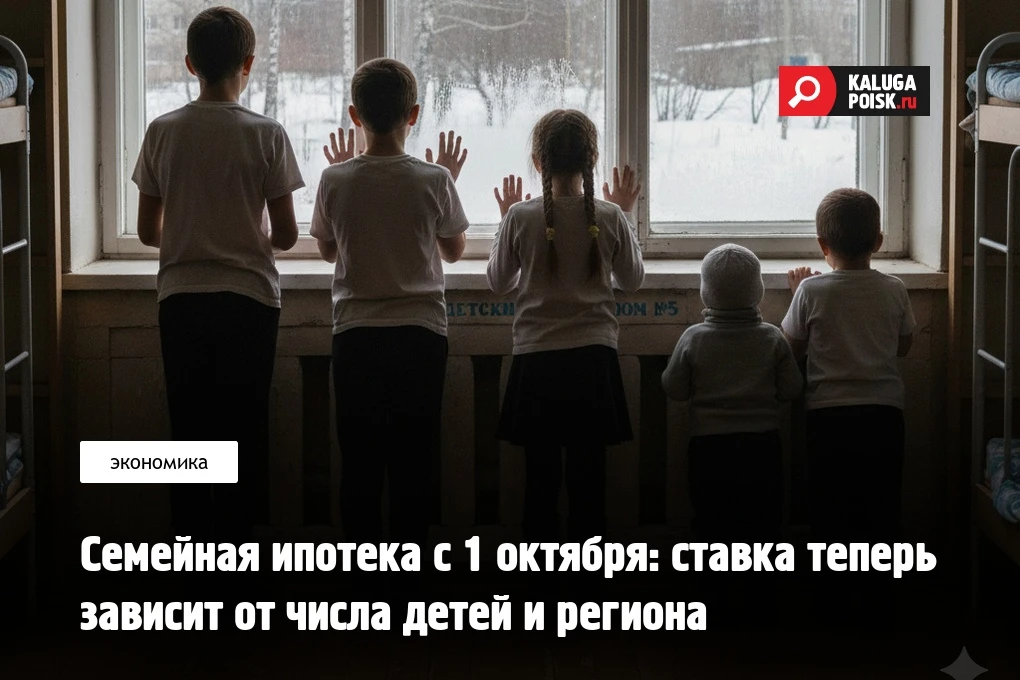 С 1 октября в России изменились условия программы семейной ипотеки.