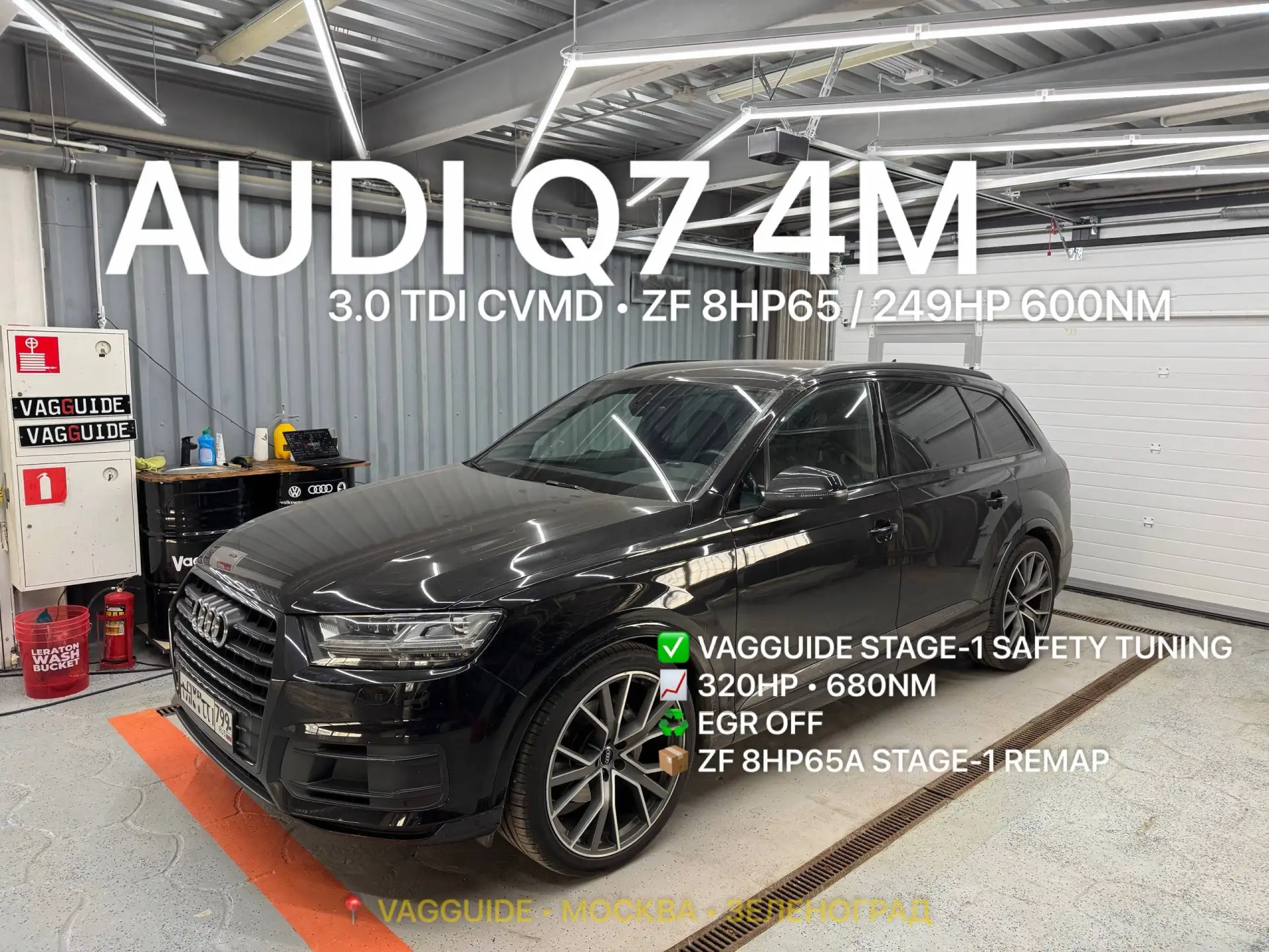 Безопасный чип-тюнинг Vagguide Stage-1 Audi Q7 4M 3.0 TDI CVMD ZF 8HP65 Москва Зеленоград 🔥

На Aud