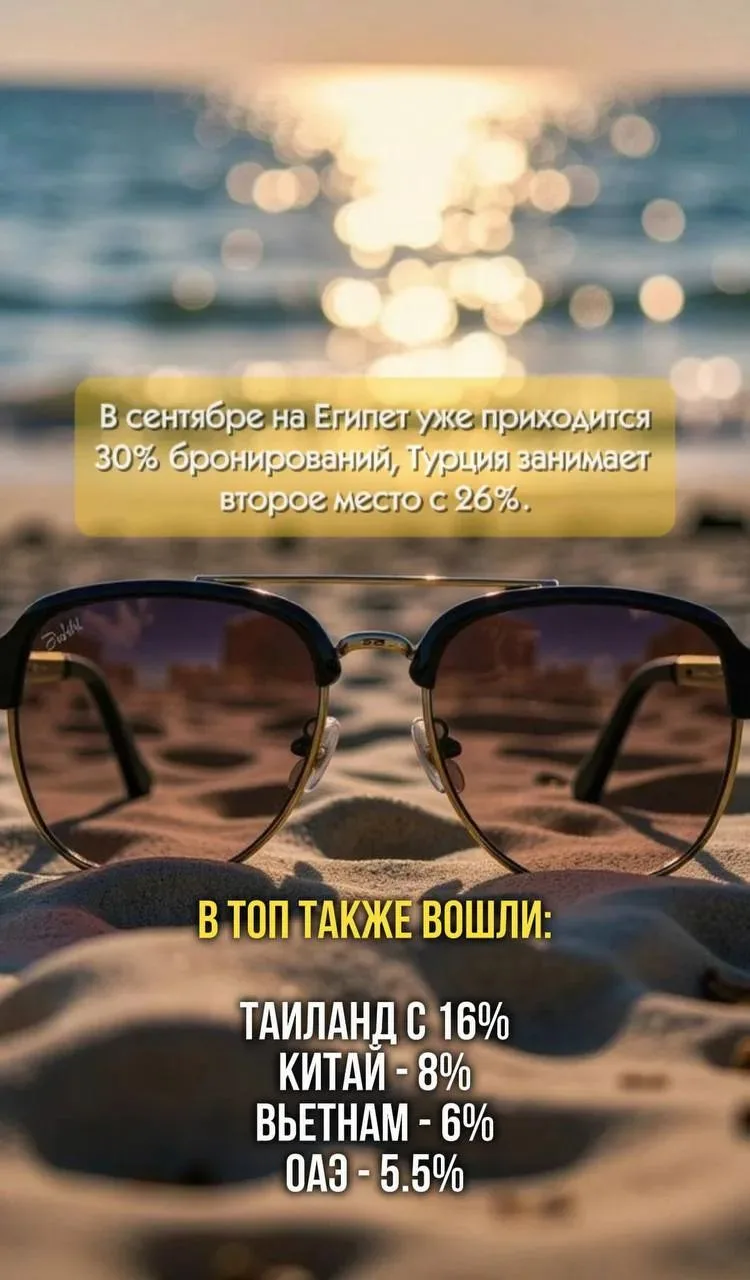 ☺️ЭТО СЛУЧИЛОСЬ – Египет обошел Турцию на осенние каникулы.