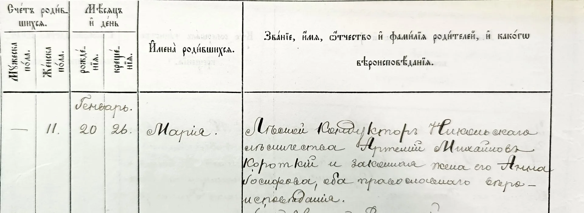 🛑 Кого только не встретишь на страницах метрических книг…

🌲 Даже лесного кондуктора!

😉 Как гово
