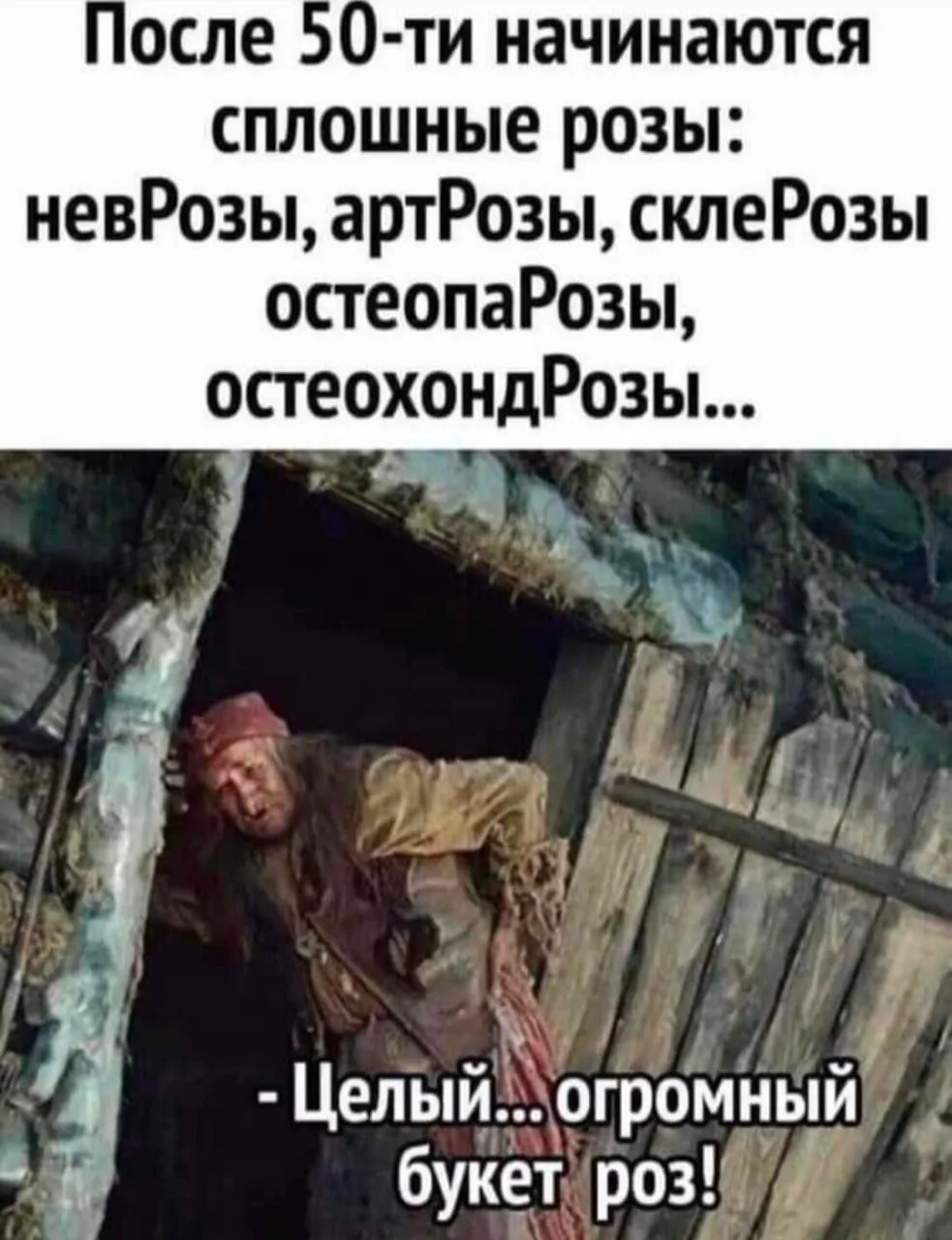 Про остеопороз

Остеопороз = вор, который годами выносит мебель из вашего дома, пока не рухнут стены