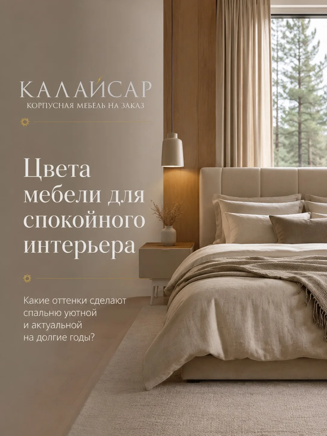 ⭐️Какие цвета сделают спальню уютной и спокойной? Смотрите подборку и приходите в «Кала...