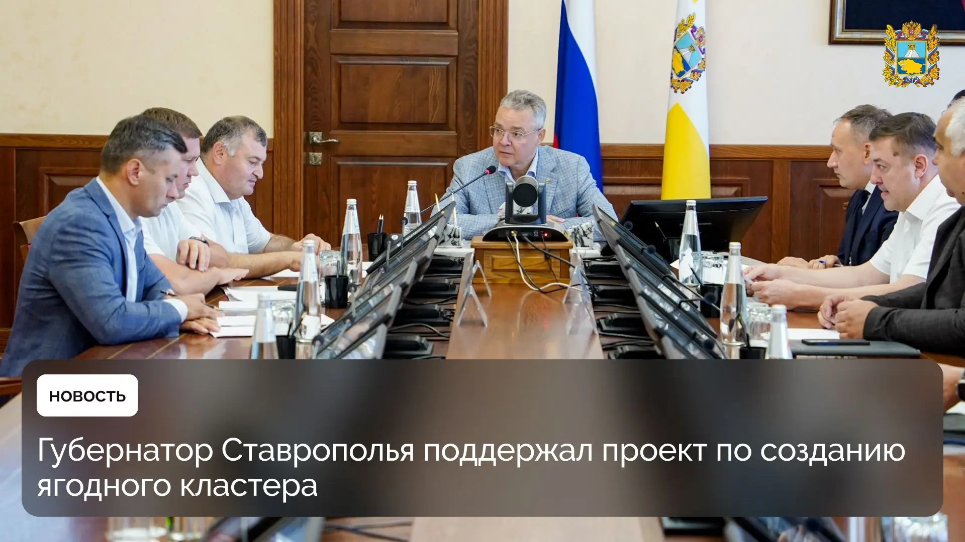 🍓 Губернатор Владимир Владимиров провел совещание по вопросу создания в регионе крупне...