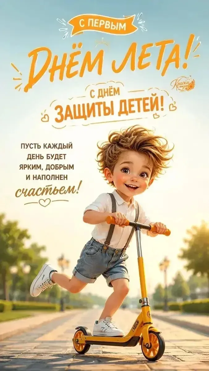С Днём защиты детей! 🎉