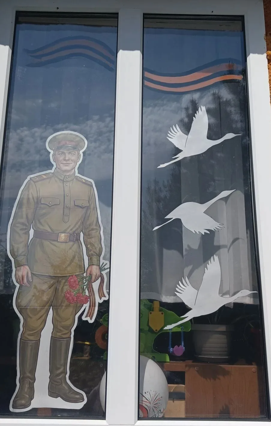 🇷🇺В преддверии Дня Победы наш детский сад  с гордостью присоединился к Всероссийской ...