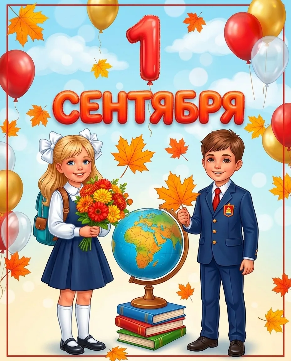 С Днем знаний! Пусть учебный год будет здоровым!