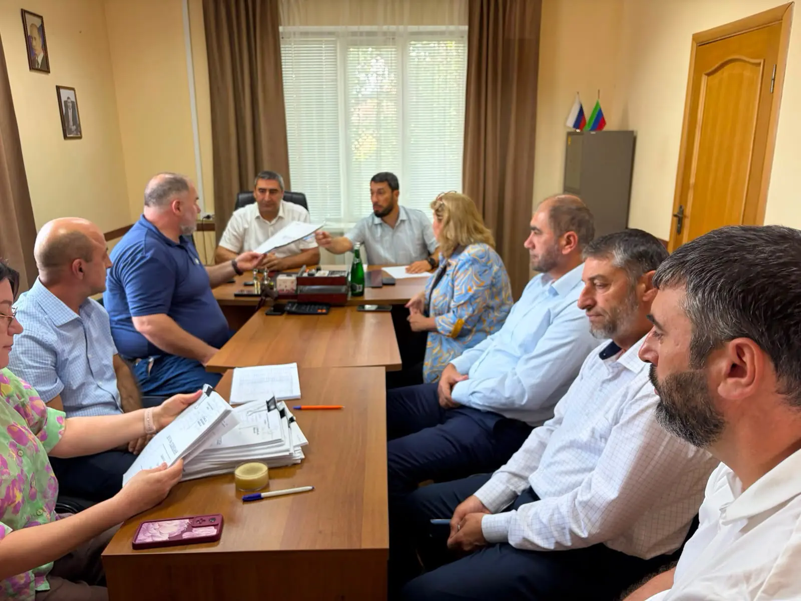 В ГКУ РД УСЗН в МО «Сулейман-Стальский район под председательством директора Жавидином ...