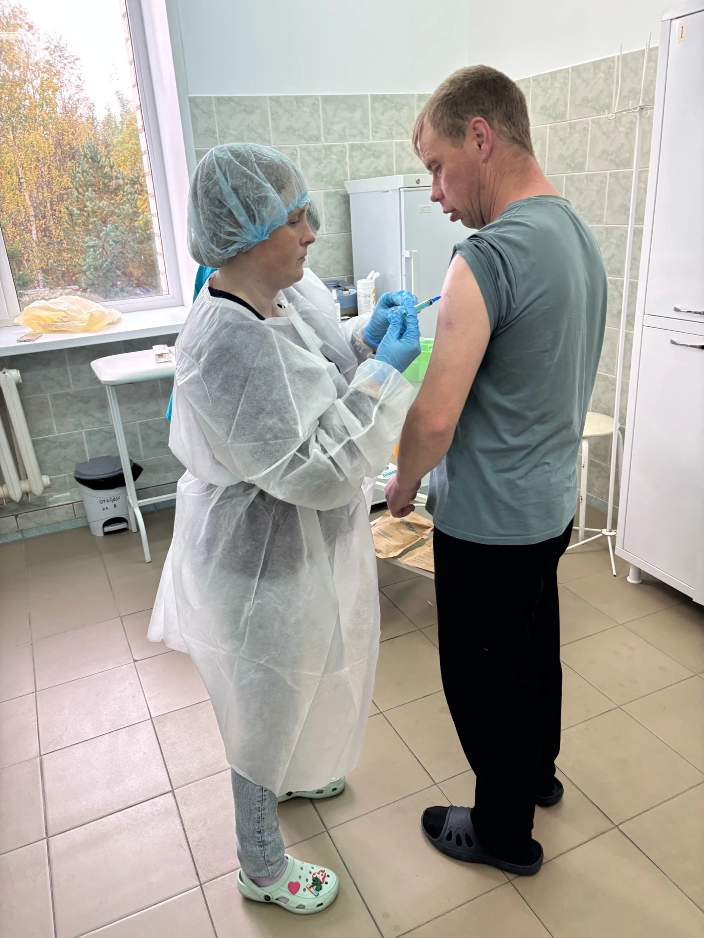 🎉 В нашем учреждении стартовала прививочная кампания против гриппа! 💉