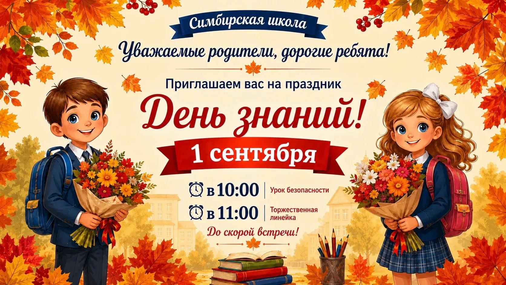 Сентябрь — это не конец лета, это старт твоей новой крутой истории! Ждём тебя 1 сентябр...