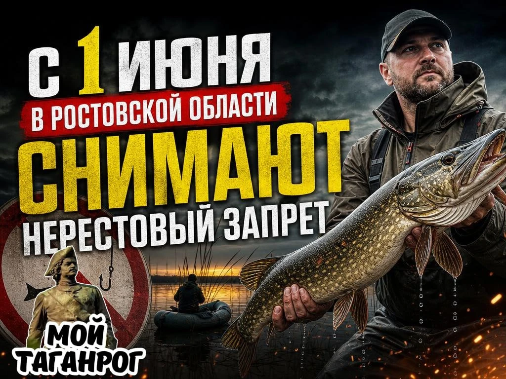 Нерестовый запрет подходит к концу: что важно знать рыбакам  С 1 июня на большинстве водоёмов Ростов
