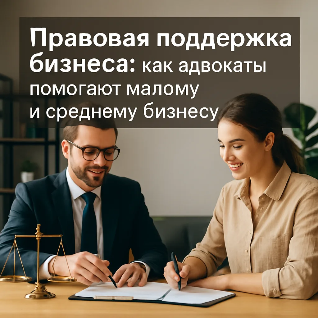 ⚖️ Правовая поддержка бизнеса: как адвокаты помогают малому и среднему бизнесу