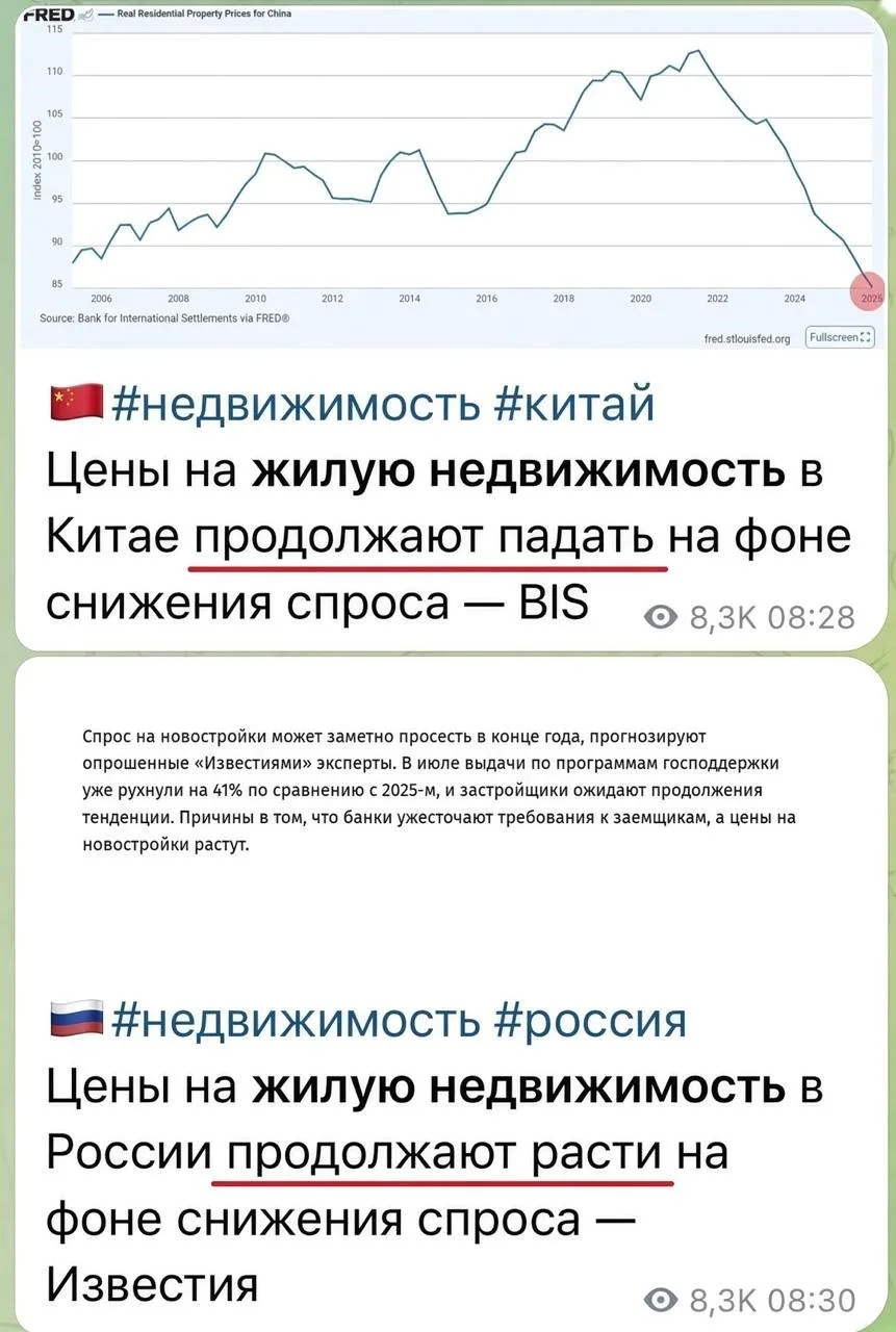 😂 В России у экономики свой путь...