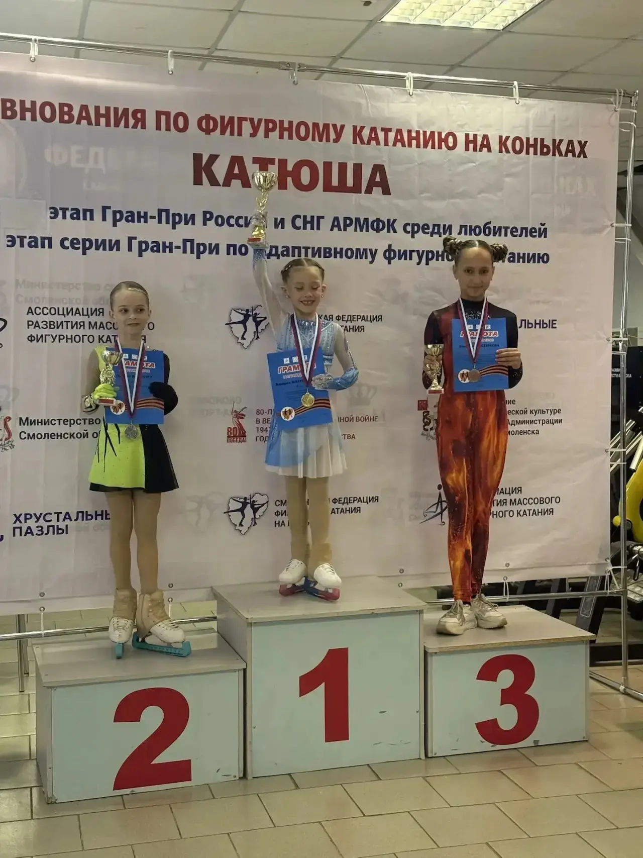 🎉Поздравляем наших воспитанников отделения фигурного катания СОГБОУДО «Спортивная школа по хоккею с