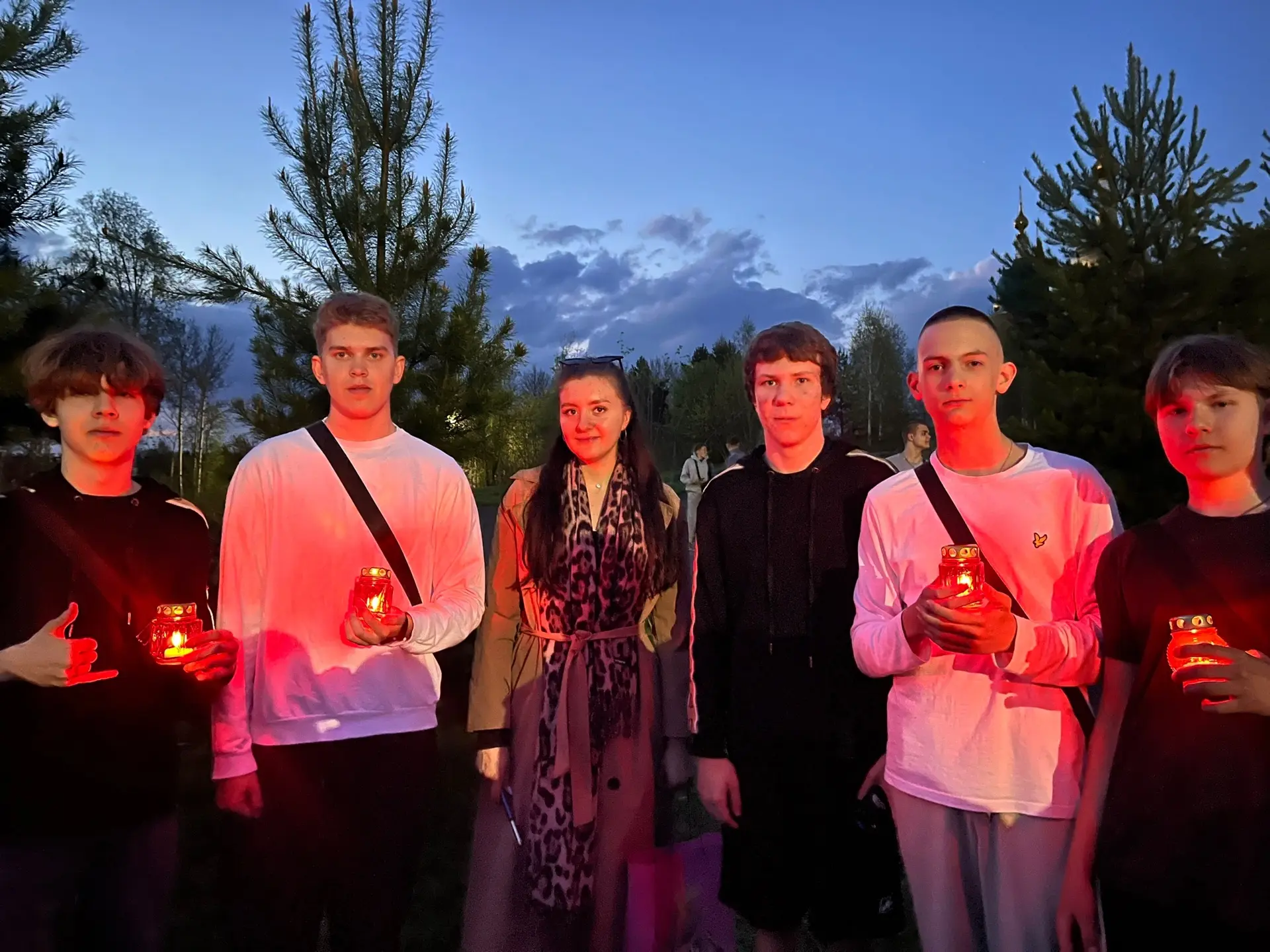Учащиеся и педагоги нашей школы приняли участие в акции «Свеча памяти»