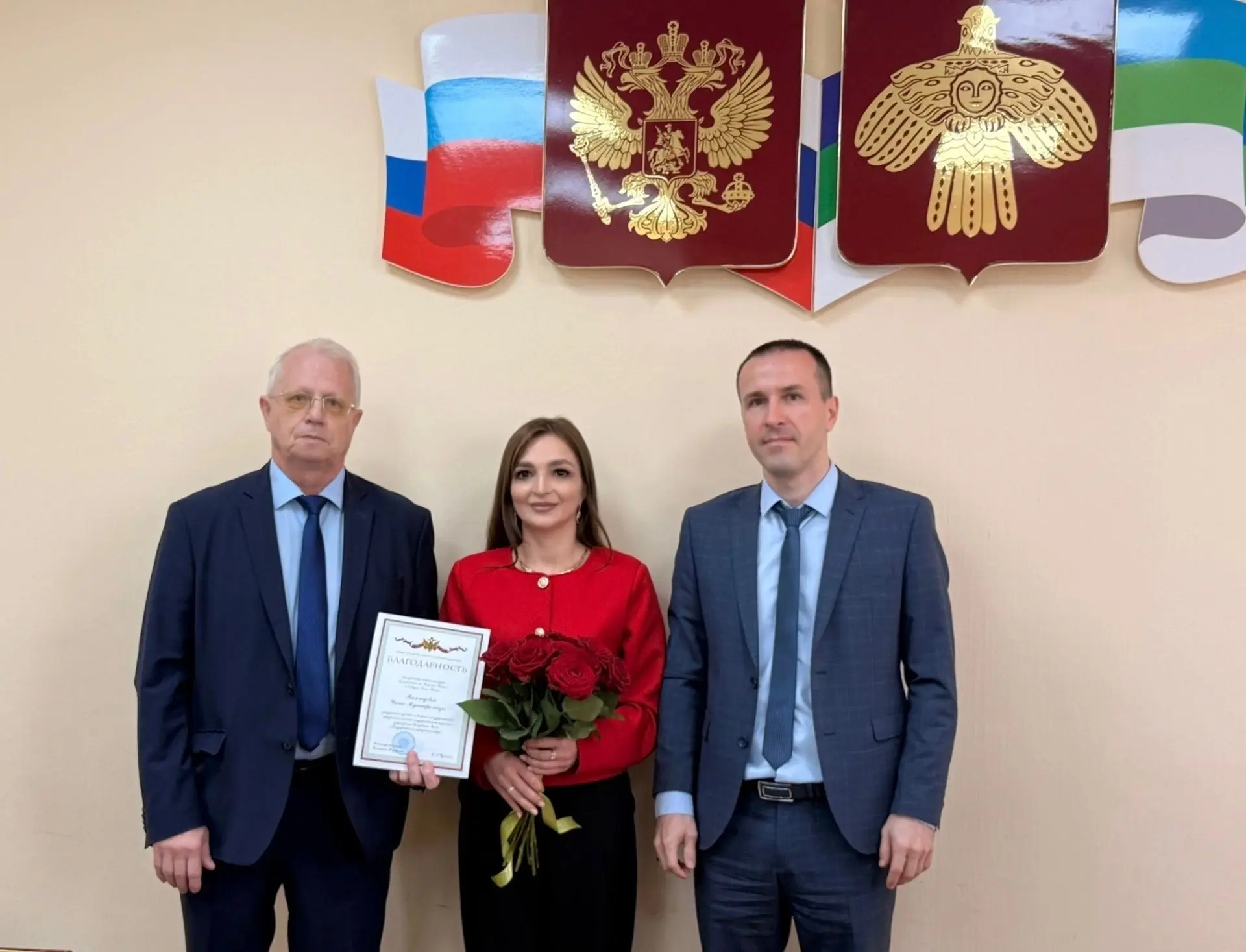 Благодарность Минюста Российской Федерации: начальник отдела Чичак Маммедова отмечена за развитие си