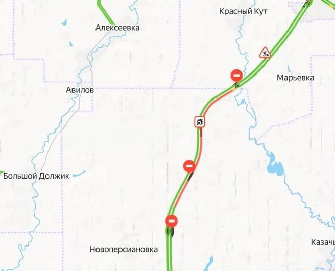 🚧 На М-4 образовалась девятикилометровая пробка