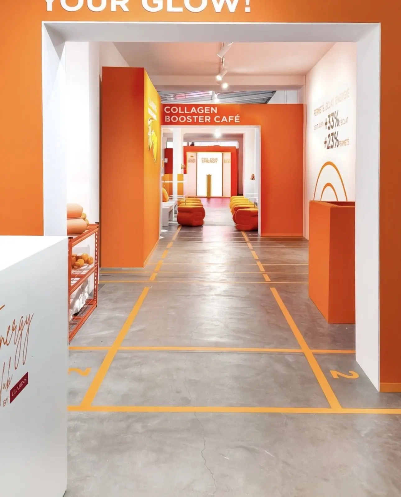 Clarins открыл эксклюзивное пространство Design of the Energy Club — двухдневное инфлюенсер-событие 